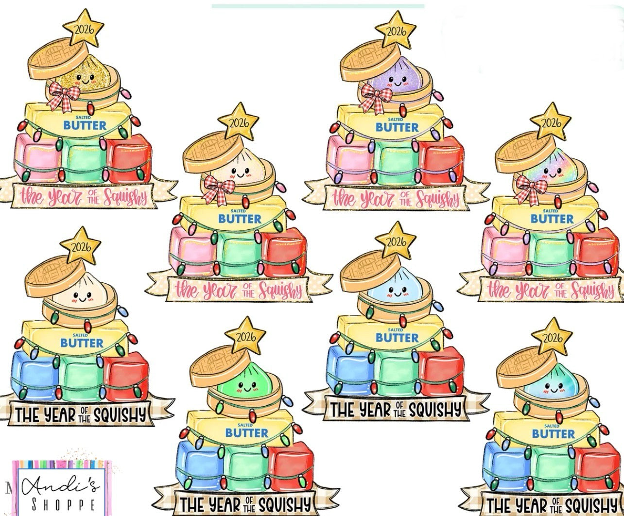 Dumplings ornaments personalized