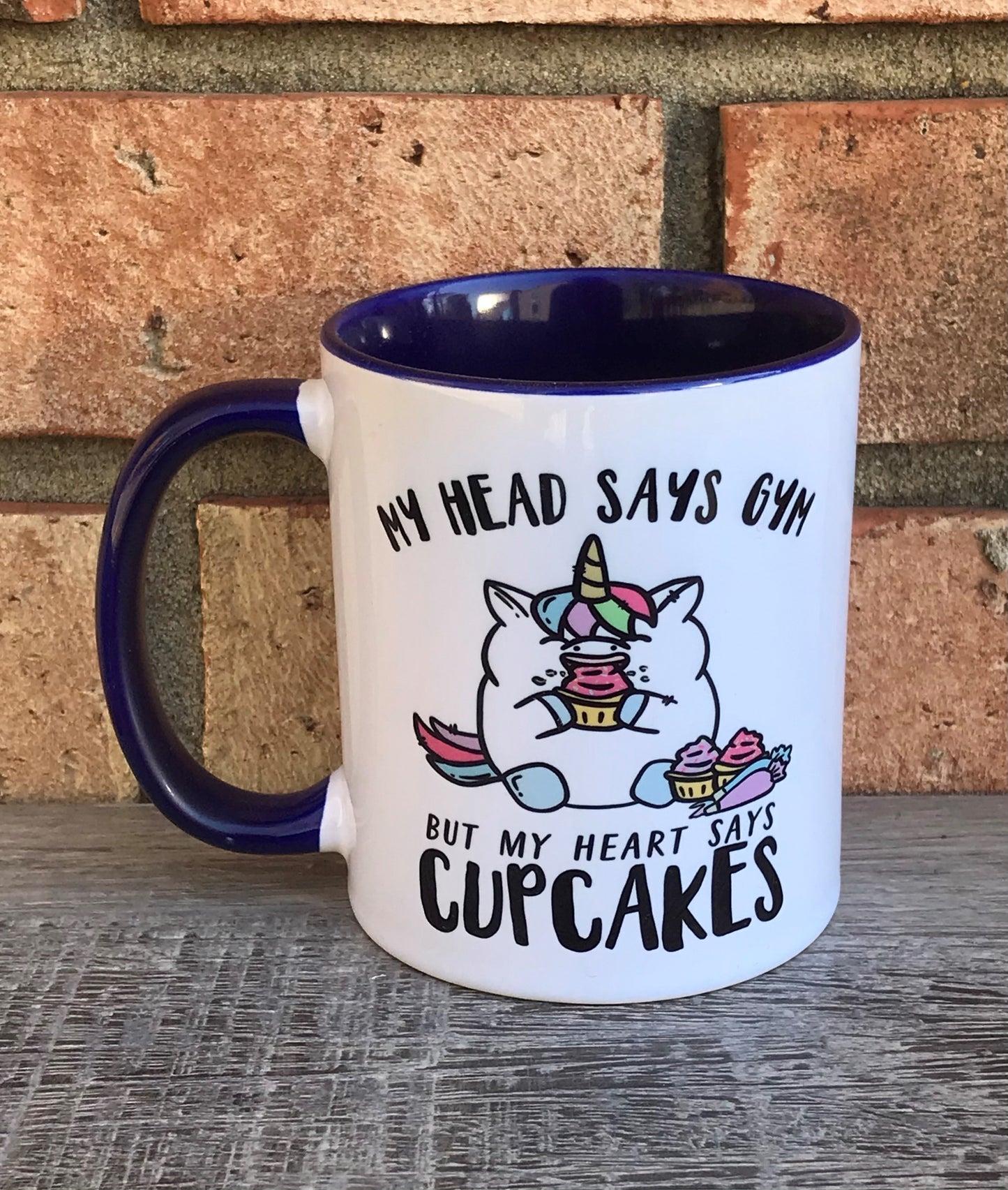 Cupcake unicorn mug