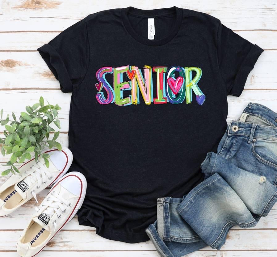 Cheery Senior, Senior 2025, senior Mom, Senior Nana tee, tank or sweatshirt!