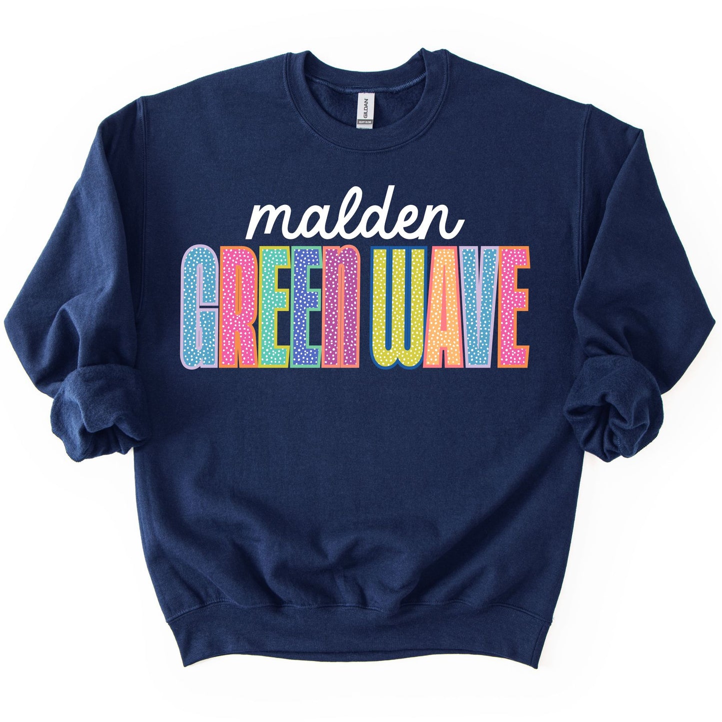 Green Wave  summer sidewalk colorful T-shirt, or sweatshirt