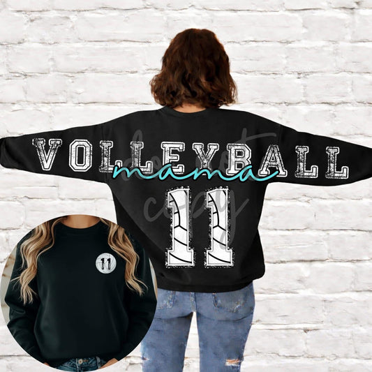 Oversized print sports Mama sweatshirt