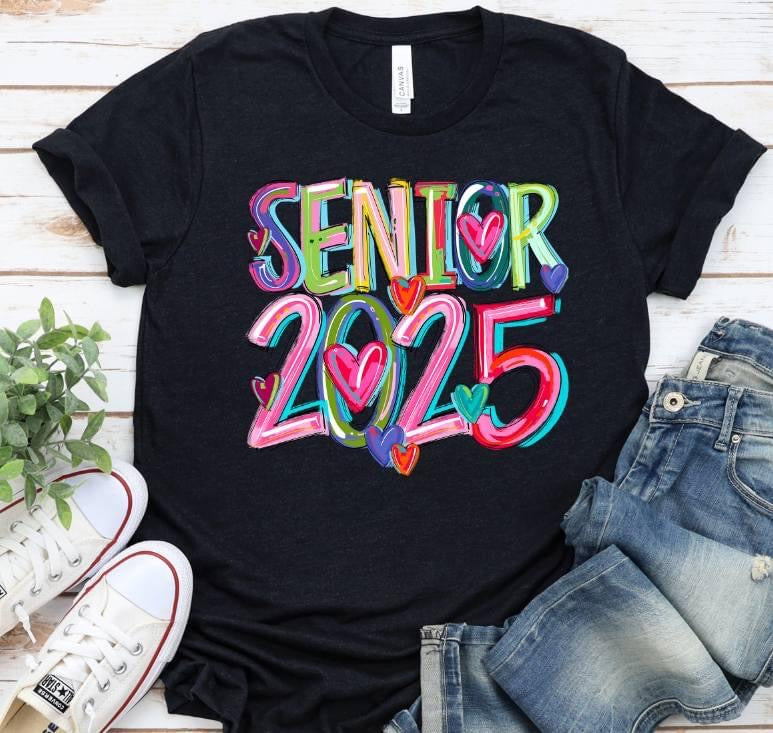 Cheery Senior, Senior 2025, senior Mom, Senior Nana tee, tank or sweatshirt!