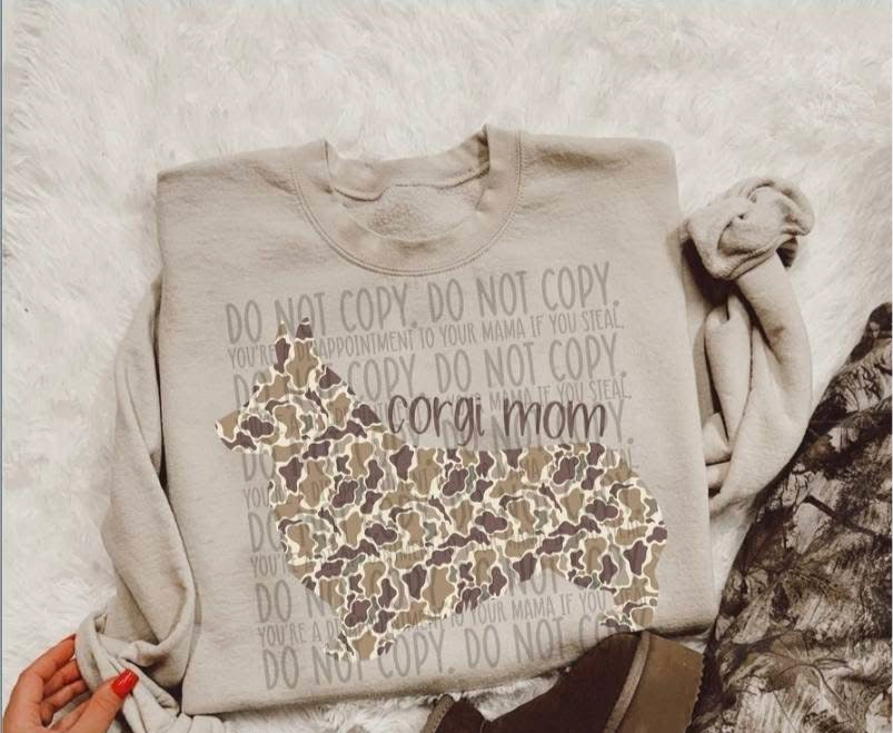 Dog mom camo Tshirt, Tank or sweatshirt