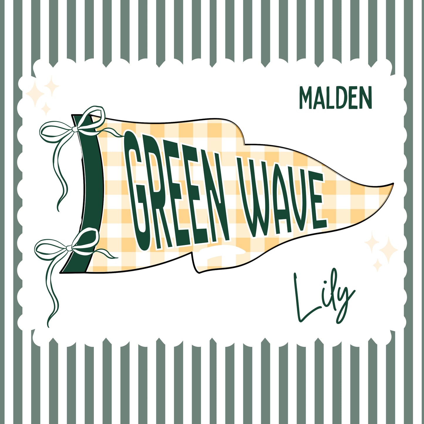 Varsity pillow case to match blanket Preorder!!
