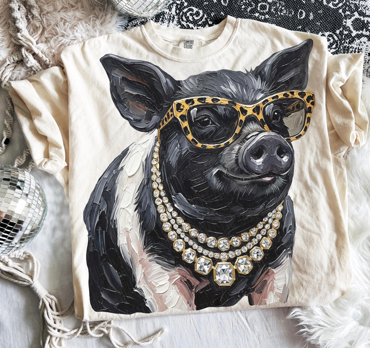 Blingy animals T-shirt, or sweatshirt