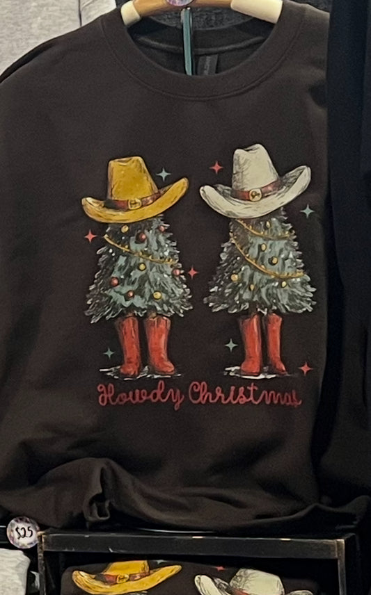 Howdy Christmas T-shirt, or sweatshirt