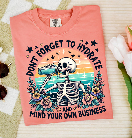 Hydrate Tshirt, Tank or sweatshirt