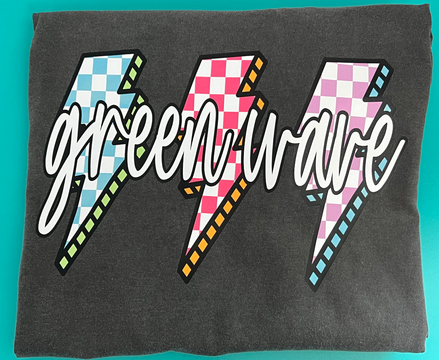 Green Wave lightning bolt T-shirt, Tank or sweatshirt