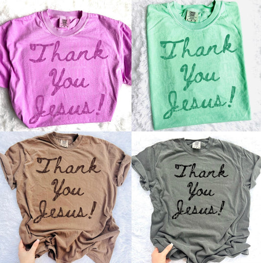 Thank you Jesus T-shirt, or sweatshirt
