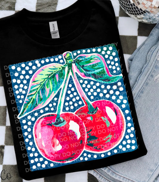 Cherry or peach T-shirt, Tank or sweatshirt