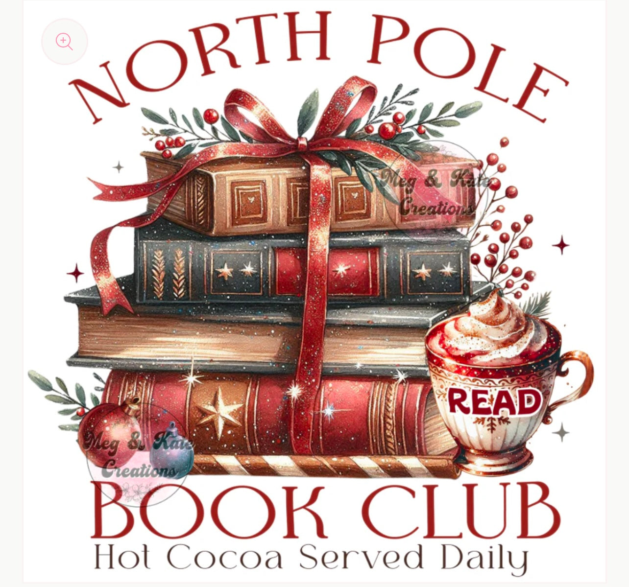 North Pole book club tshirt or sweatshirt!