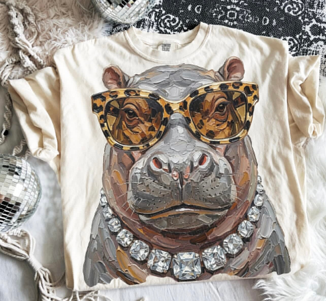 Blingy animals T-shirt, or sweatshirt