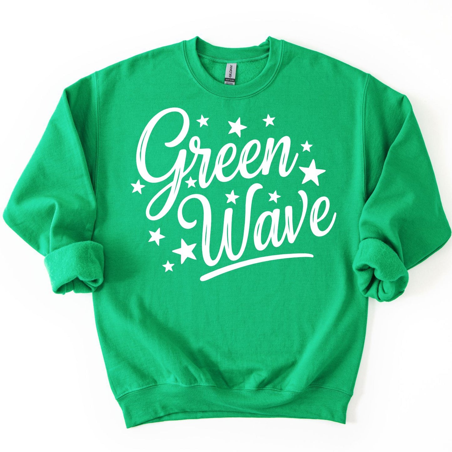 Green Wave  stars T-shirt, or sweatshirt