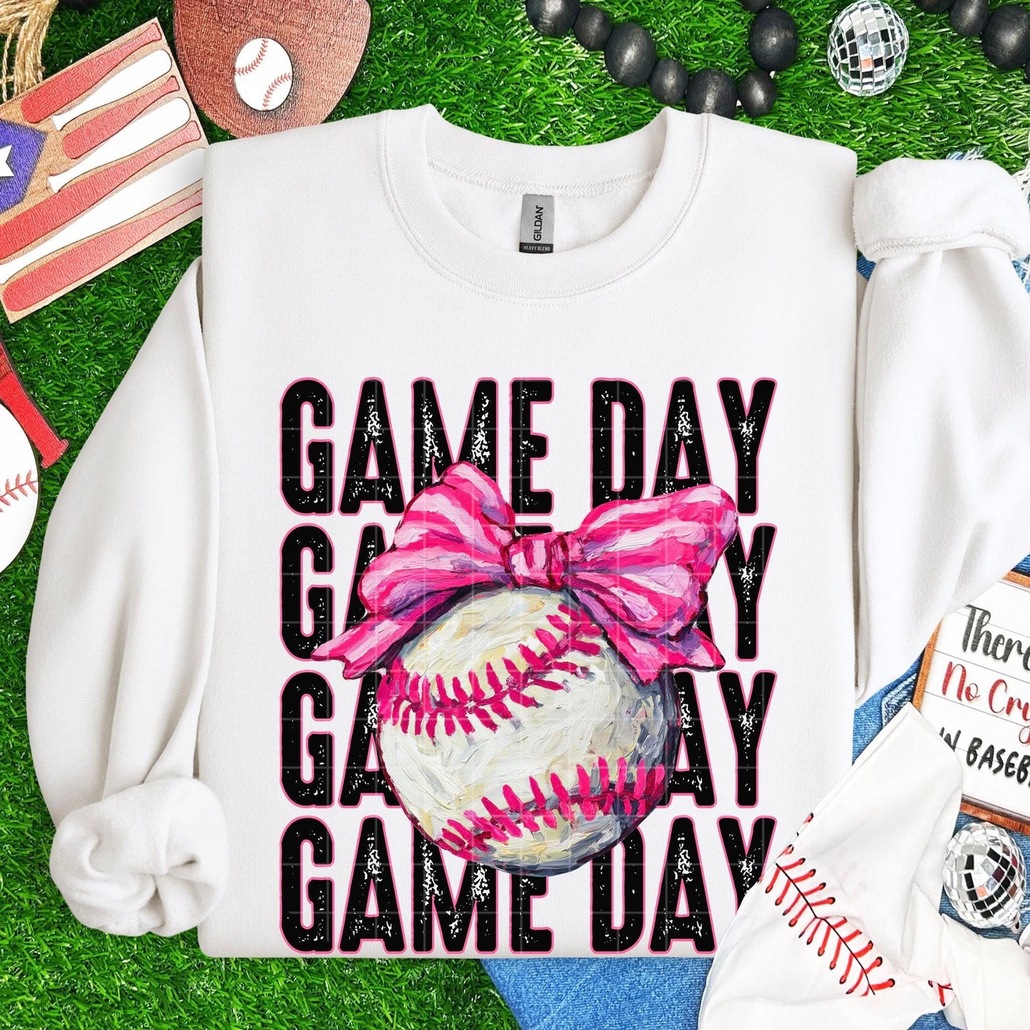 Game day baseball, softball or volleyball T-shirt, or sweatshirt
