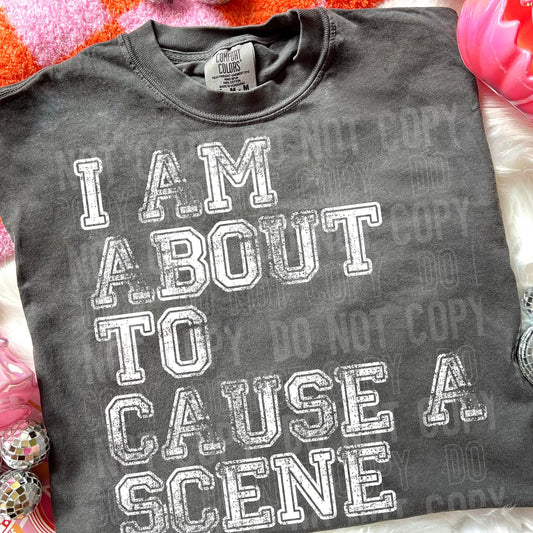 Scene T-shirt, or sweatshirt