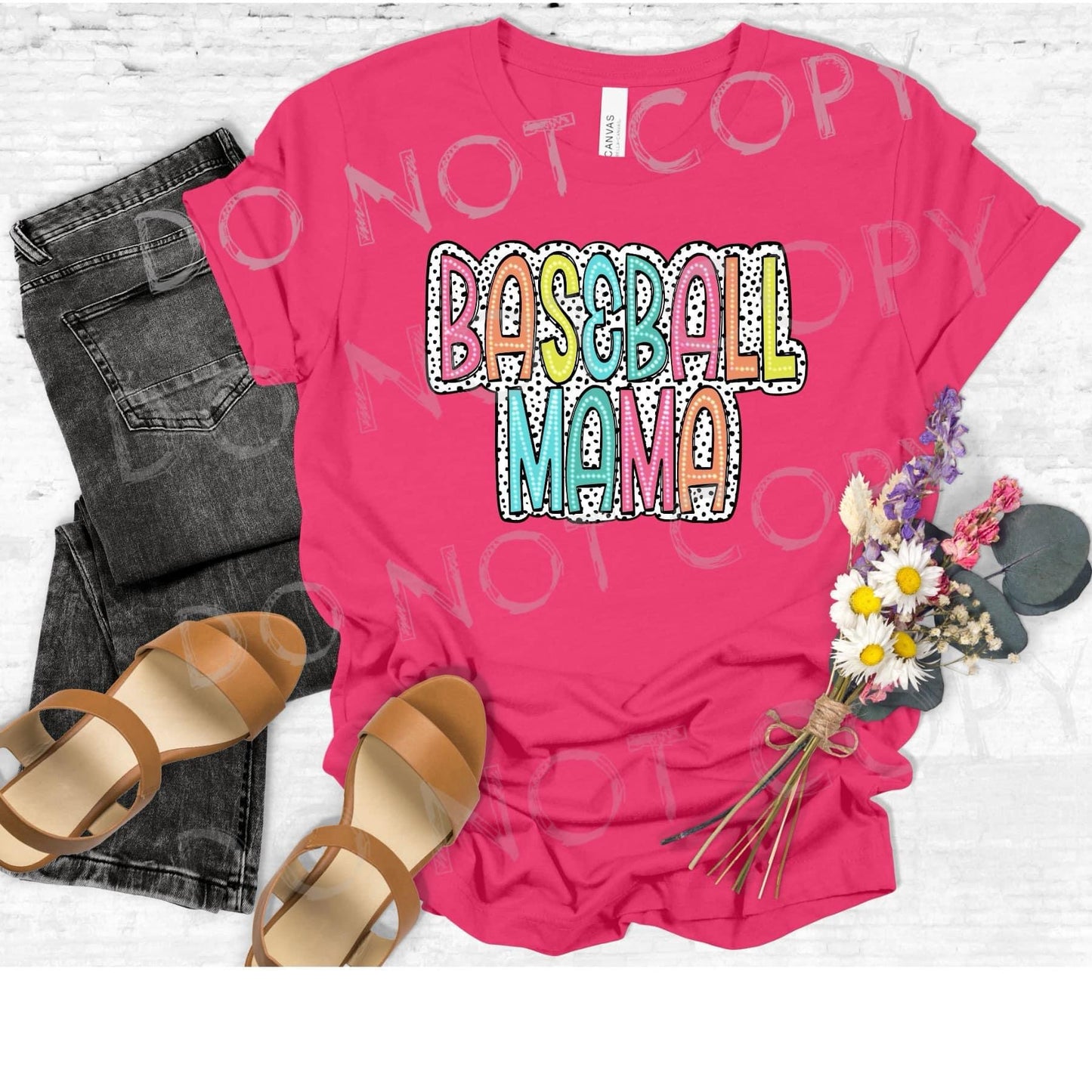 Set 2 of Spring color Dalmation Print-(Various) T-shirt or Sweatshirt