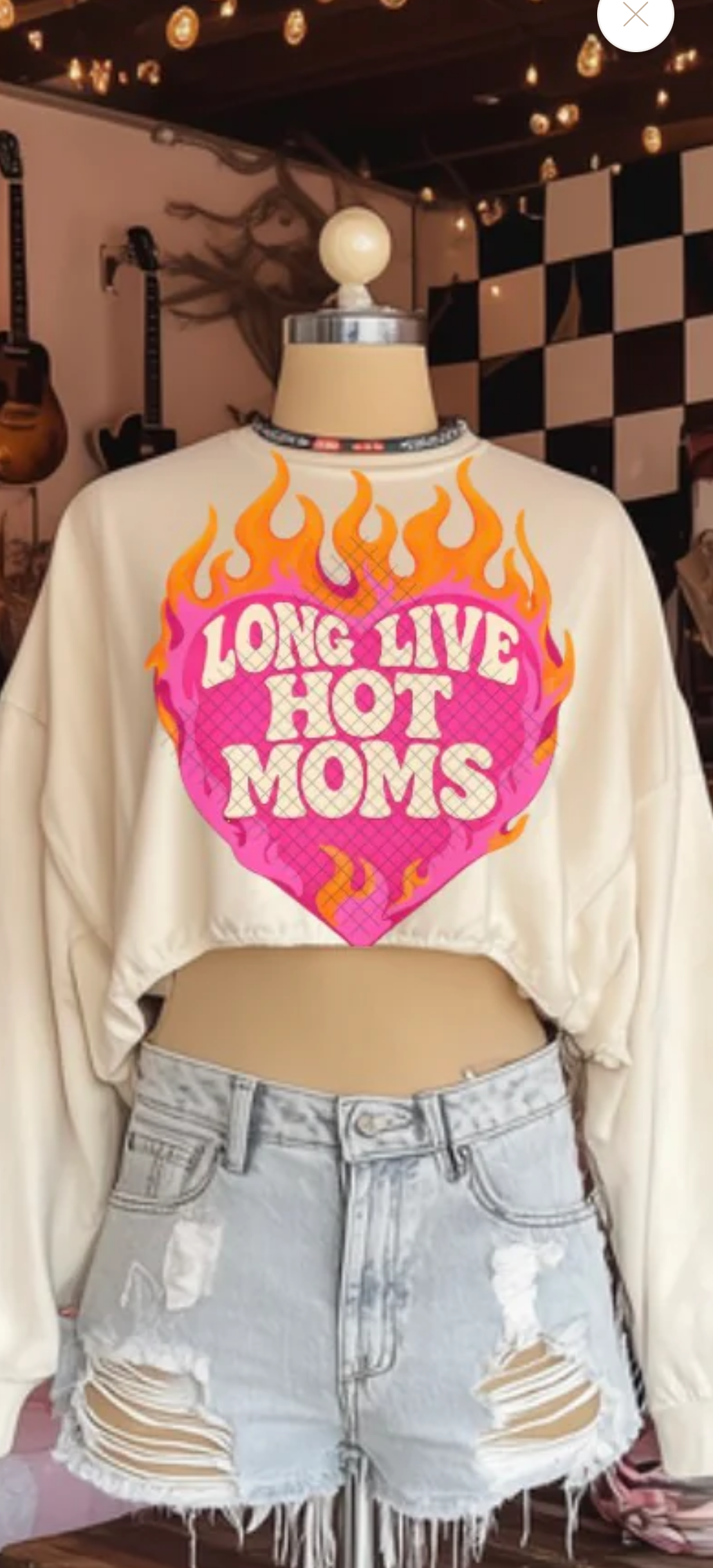 Mom (multiple options) flame heart! T-shirt, or sweatshirt