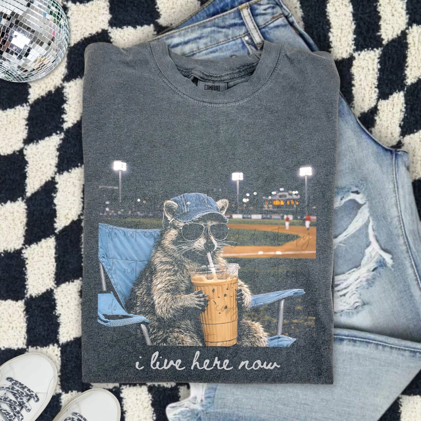 Live here now T-shirt, or sweatshirt