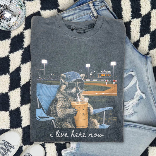 Live here now T-shirt, or sweatshirt