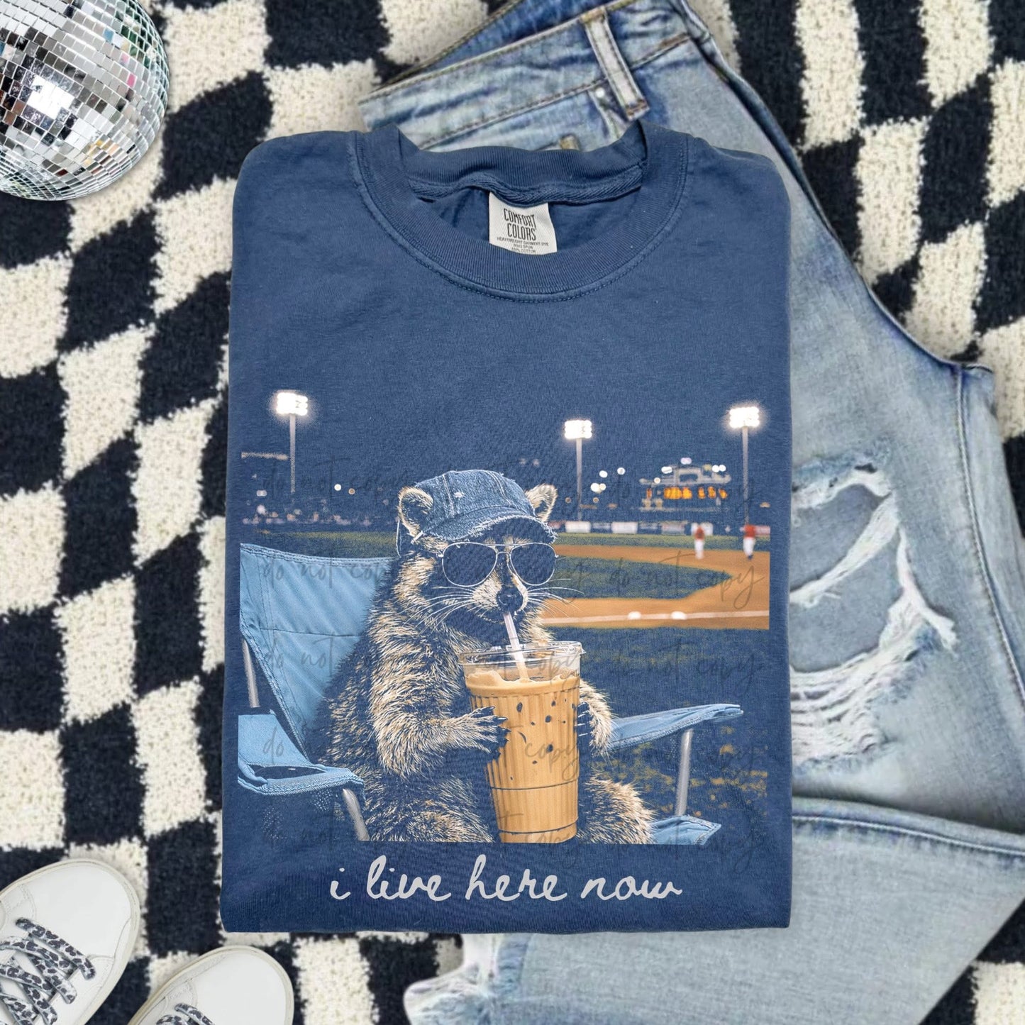 Live here now T-shirt, or sweatshirt