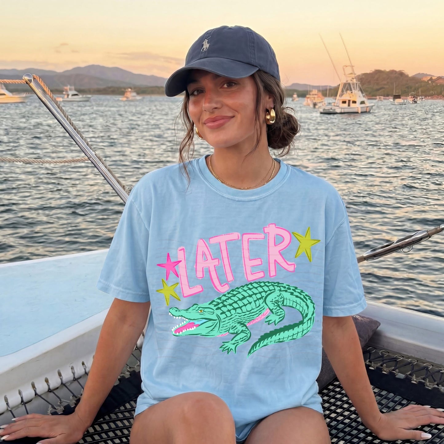 No stripe Later Alli-gator or after while 🐊 T-shirt, or sweatshirt