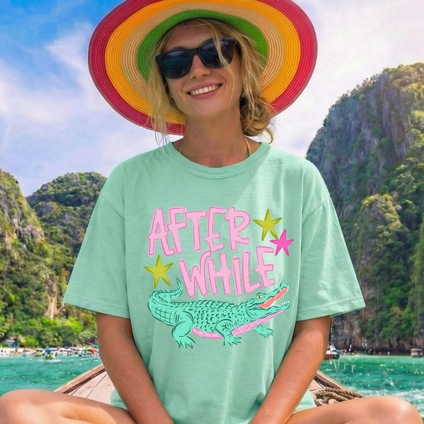 No stripe Later Alli-gator or after while 🐊 T-shirt, or sweatshirt
