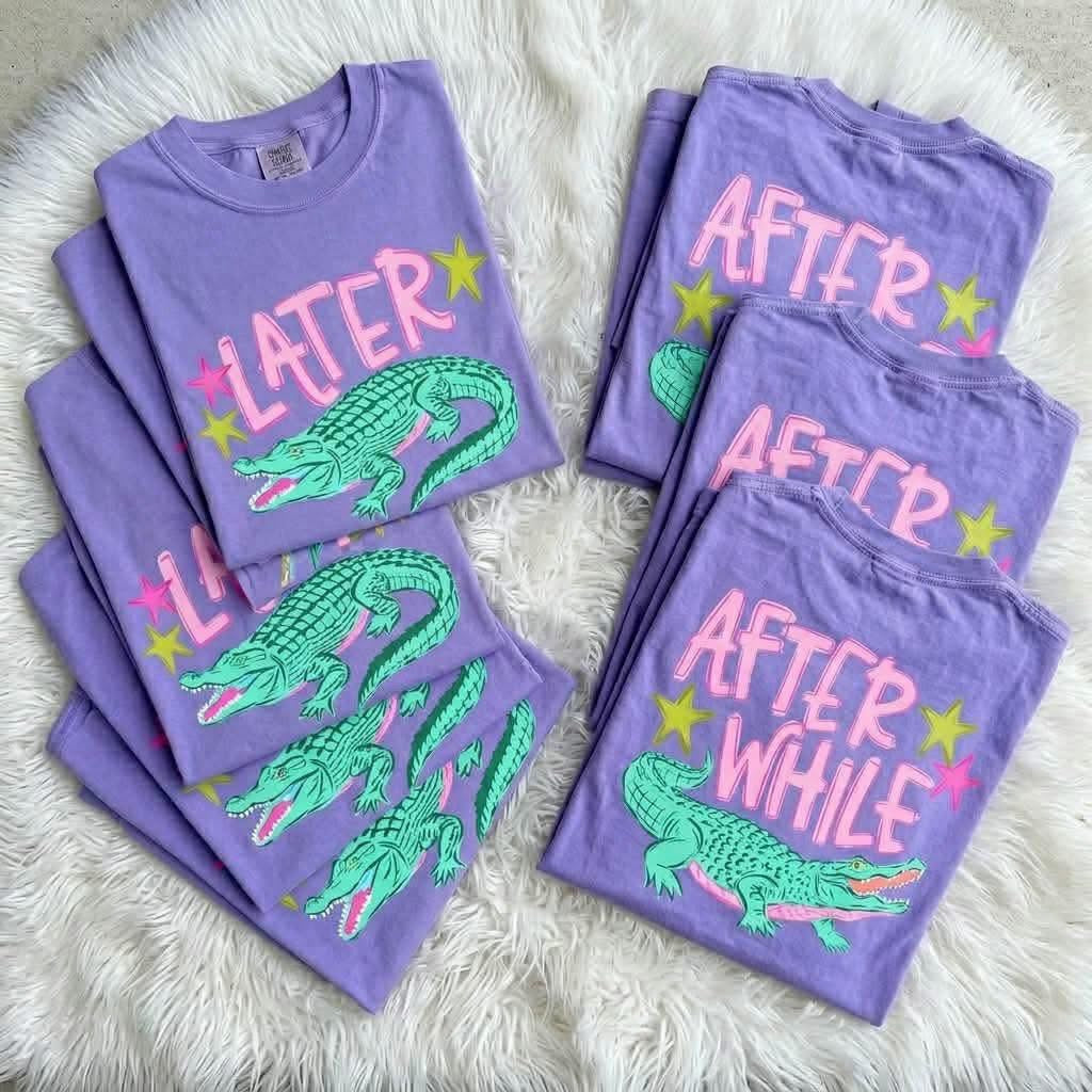 No stripe Later Alli-gator or after while 🐊 T-shirt, or sweatshirt