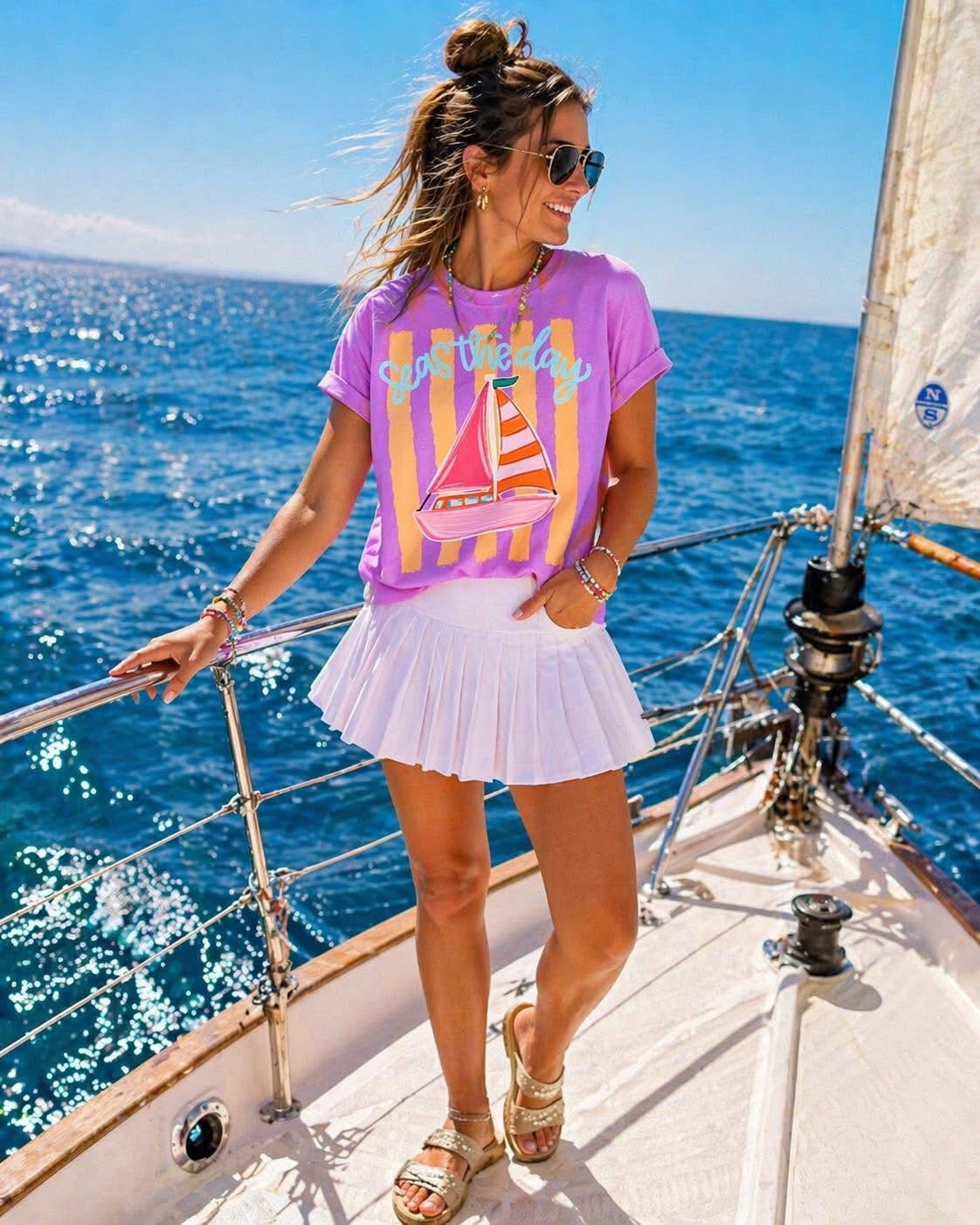 Seas the day T-shirt, or sweatshirt