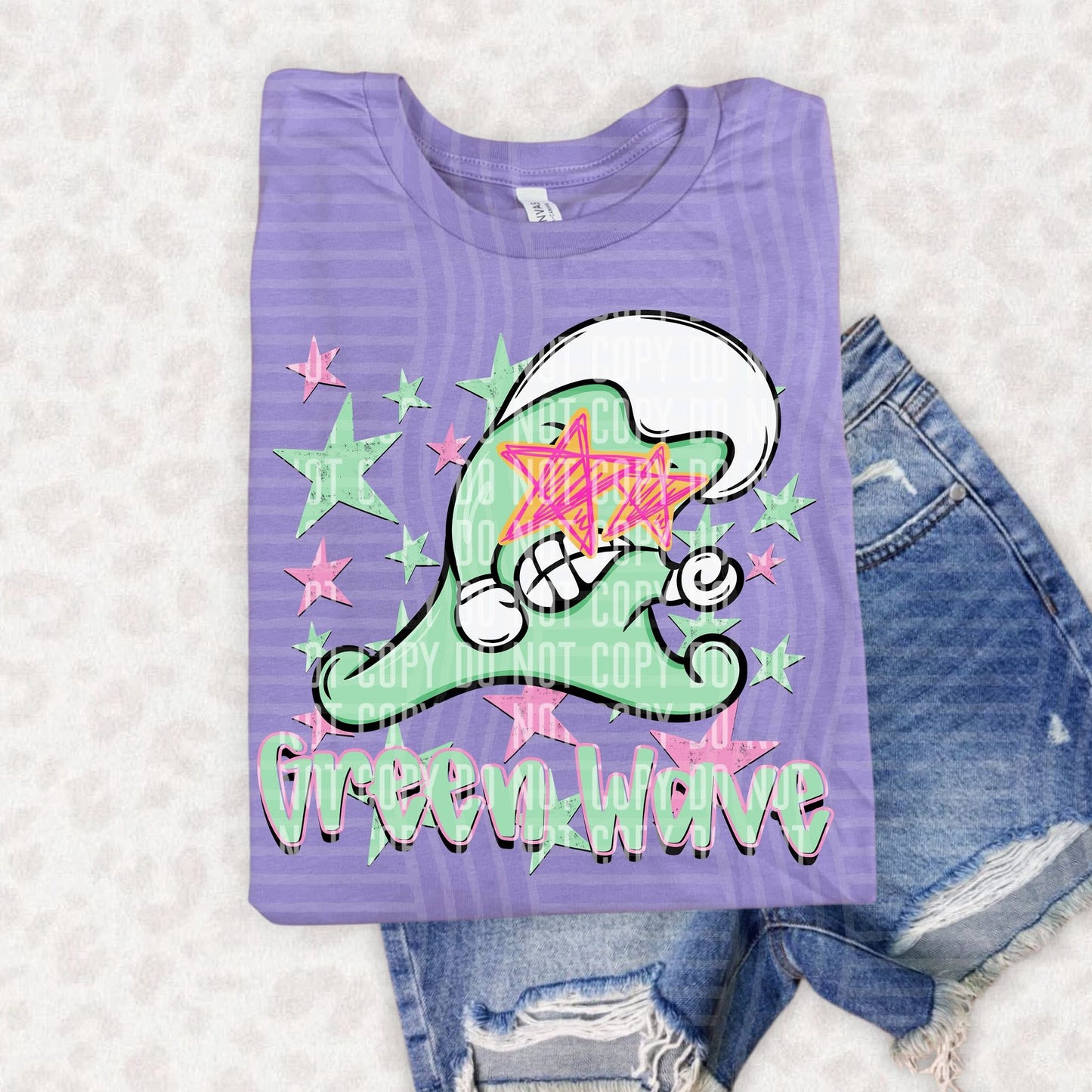 Green Wave stars T-shirt, Tank or sweatshirt