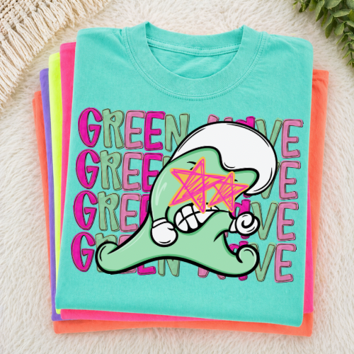Green Wave stacked name  T-shirt, Tank or sweatshirt