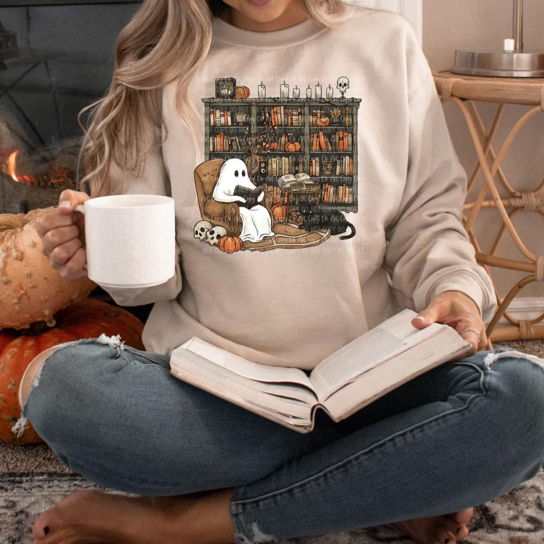 Ghost library tee, tank or sweatshirt!