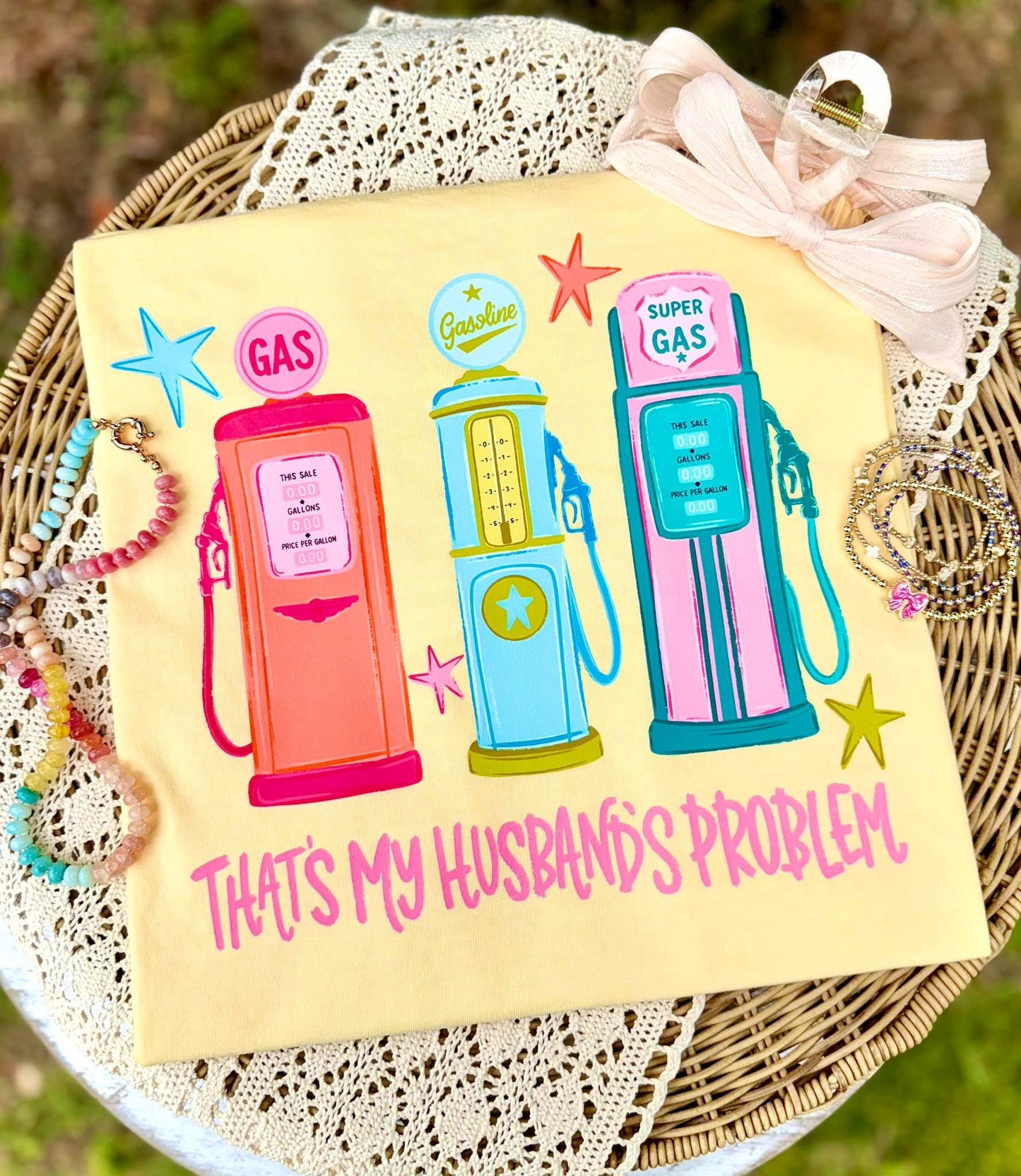 That’s my husband’s problem T-shirt, or sweatshirt
