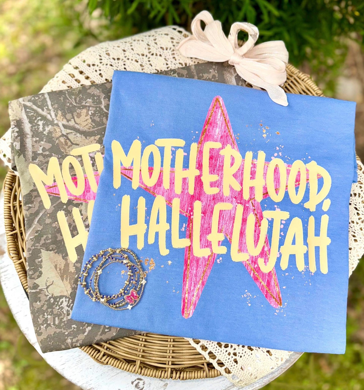 Motherhood, hallelujah T-shirt, or sweatshirt