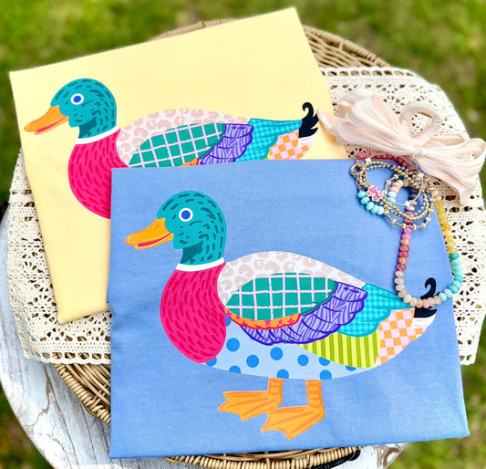 Patchwork duck T-shirt, or sweatshirt