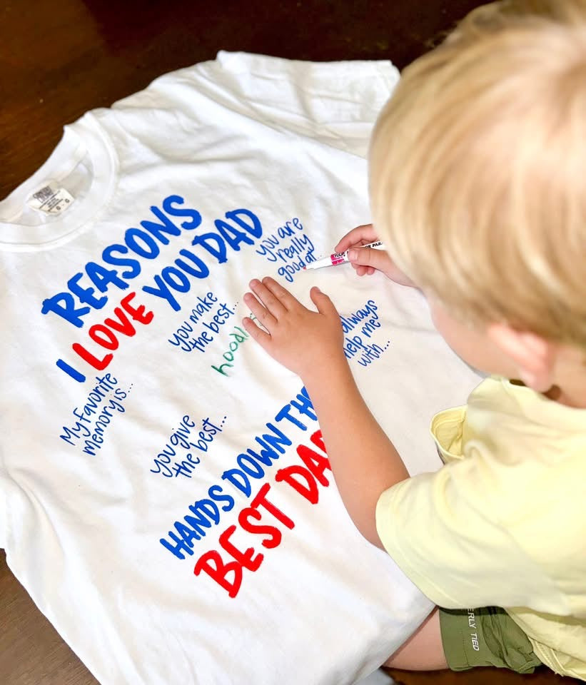 Reasons I love you Dad T-shirt, or sweatshirt