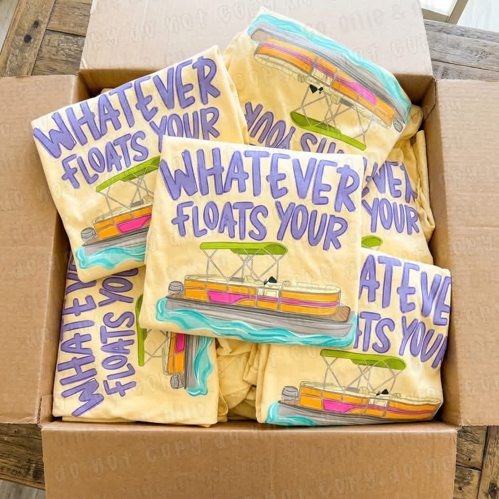 Whatever floats shirt, or sweatshirt