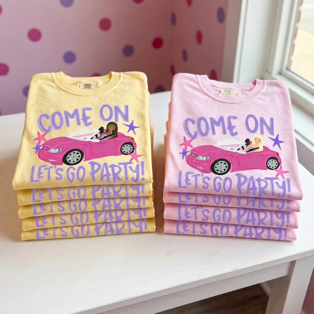 Let’s go party T-shirt, or sweatshirt