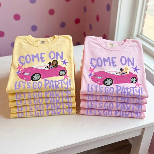 Let’s go party T-shirt, or sweatshirt