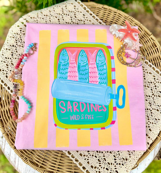 Sardines shirt, or sweatshirt