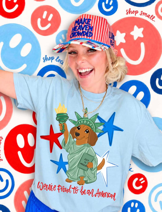Weenie proud to be an American T-shirt, or sweatshirt