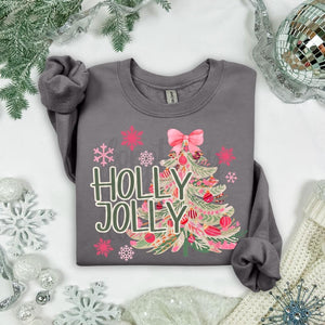 Holly Jolly tree tshirt  or sweatshirt!