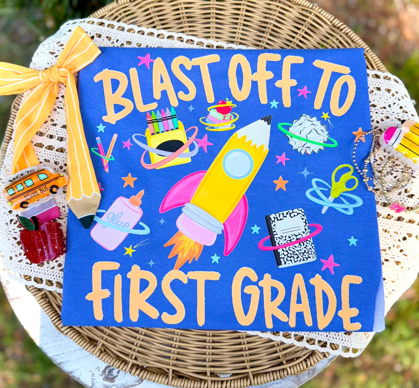 Blast off back to school T-shirt, or sweatshirt