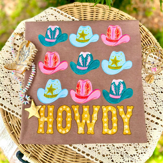 Howdy T-shirt, or sweatshirt