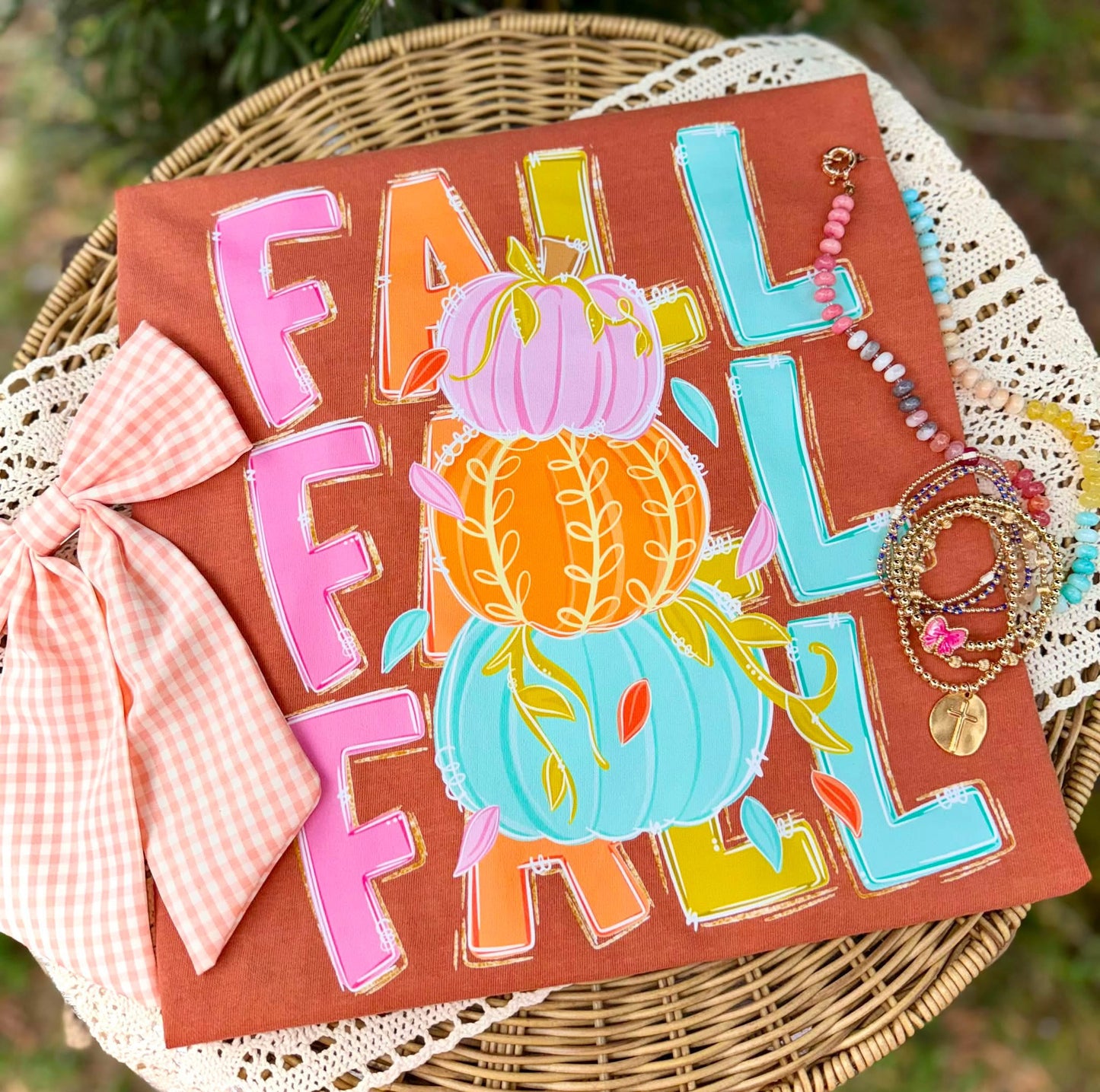 Fall pumpkin stack T-shirt, or sweatshirt