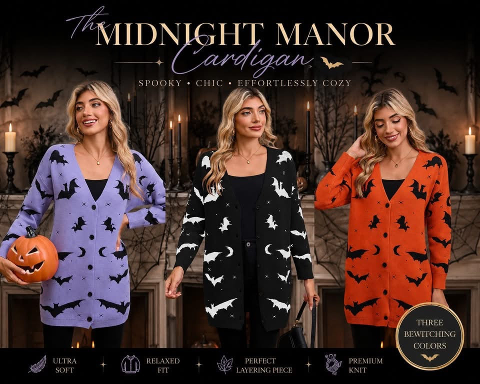 Midnight manor cardigan! Preorder!!!