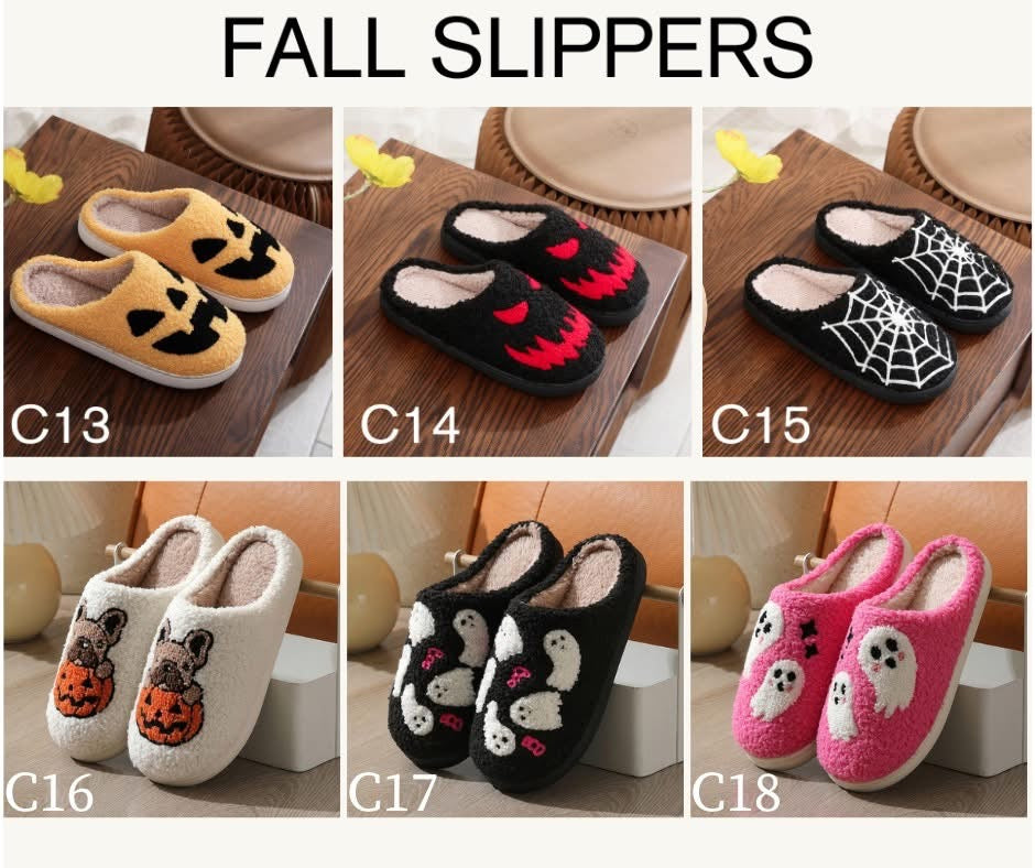 Comfy Halloween slippers ! Preorder!!!