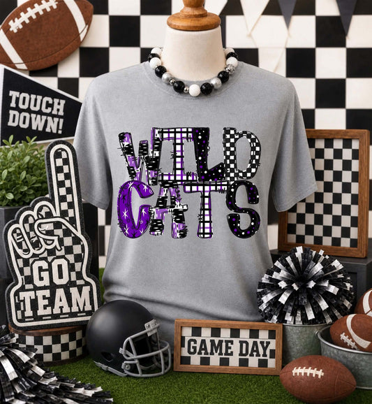 Game day Wildcat mascot T-shirt, or sweatshirt