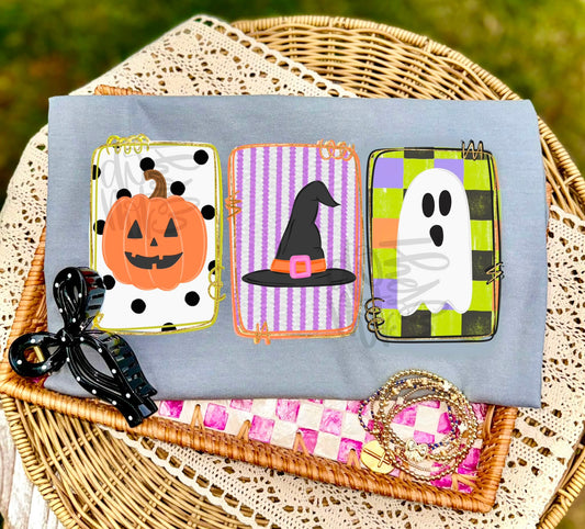 Spooky trio T-shirt, or sweatshirt