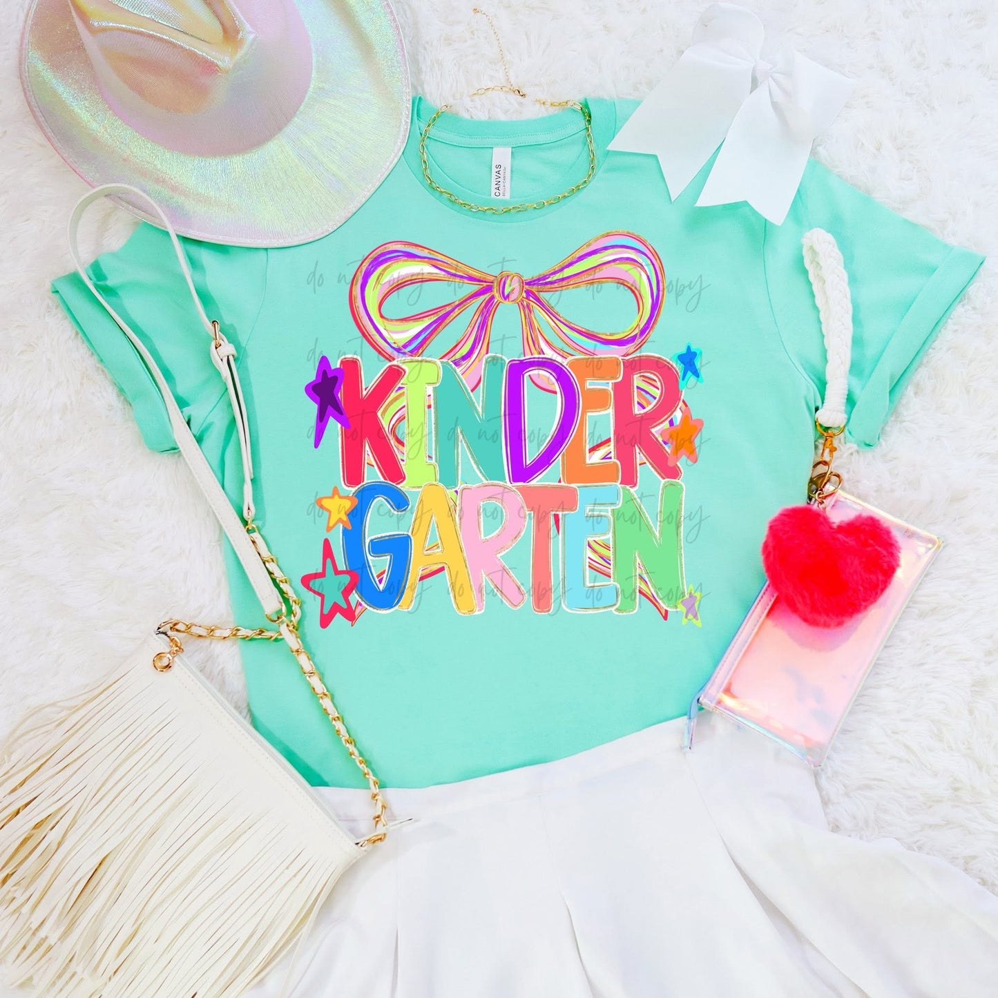 Back to School bow Tshirt, Tank or sweatshirt