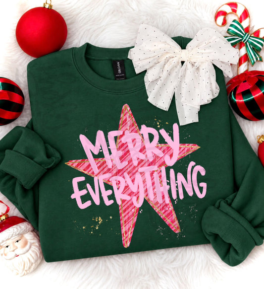 Merry Everything T-shirt, or sweatshirt